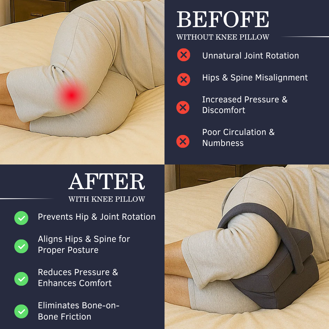 SpineAlign™ Memory Foam Knee Pillow