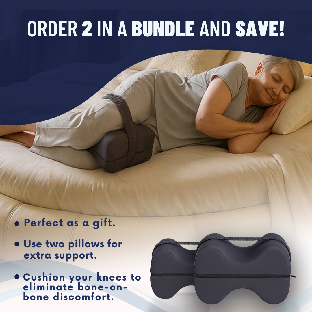 SpineAlign™ Memory Foam Knee Pillow