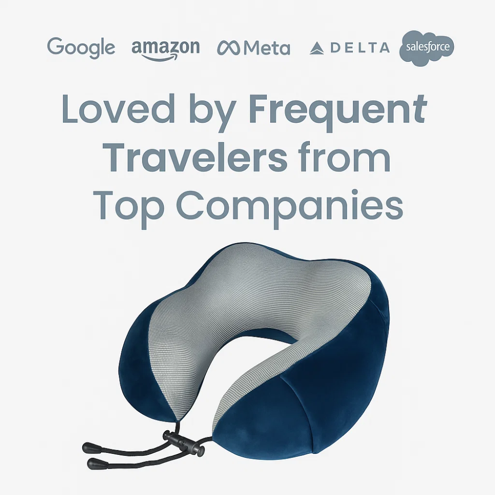 AirRest® Memory Foam Travel Pillow