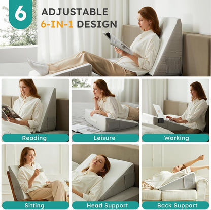 Deluxe Inclined Wedge Support Pillow