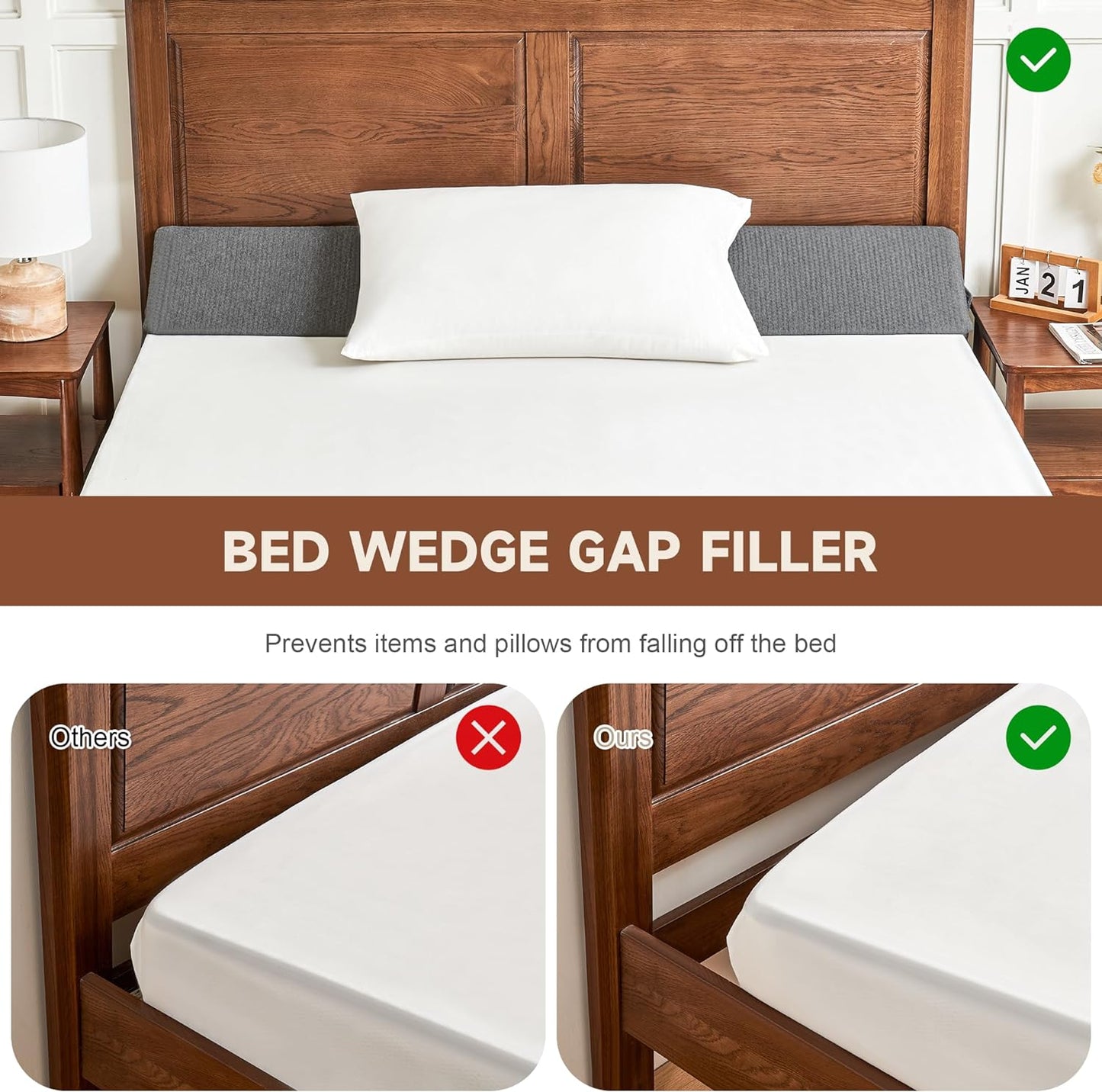 ElevateWedge® Gap Filler Pillow