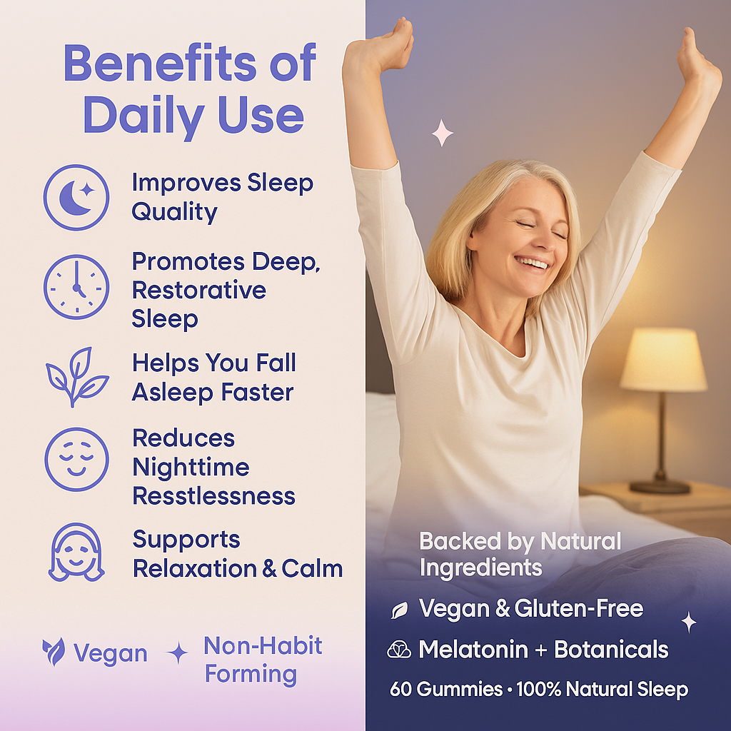 Sleep Well Gummies - Deep Sleep Naturally